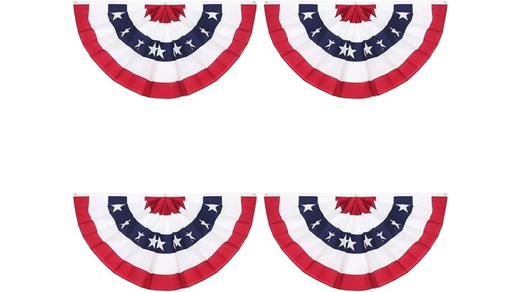 patriotic american flag bunting