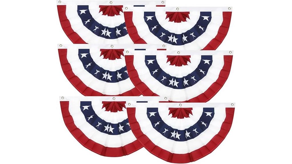 patriotic decorations 6 pack