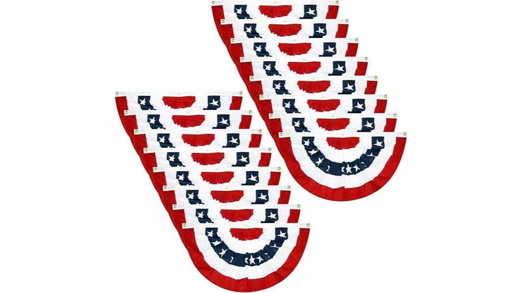 patriotic fan flag set