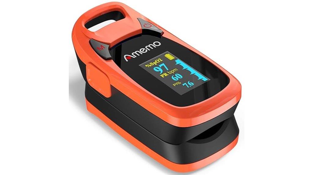 portable oximeter with display