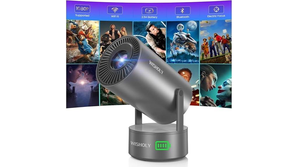 portable wireless projector