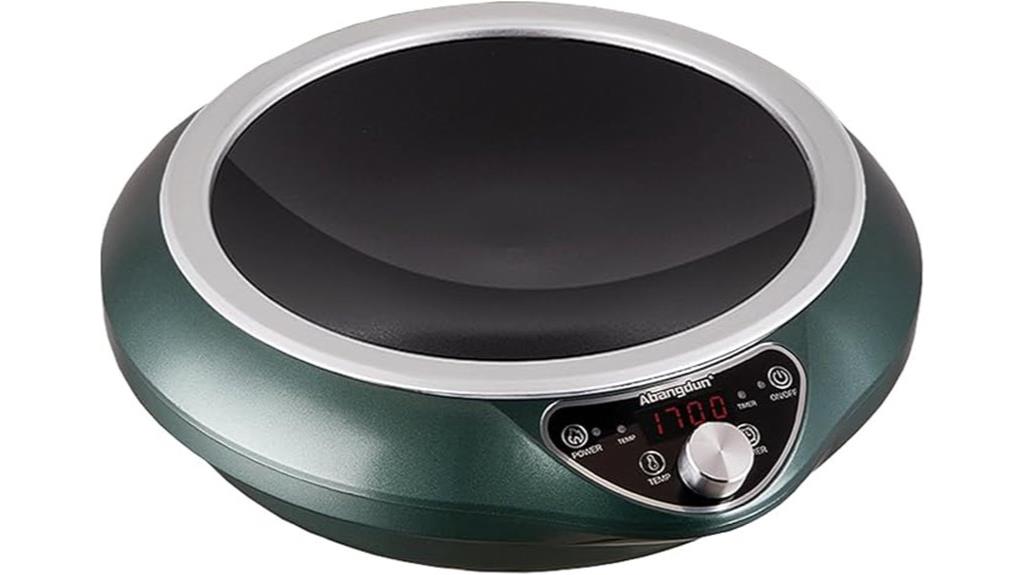 powerful 1700w induction wok