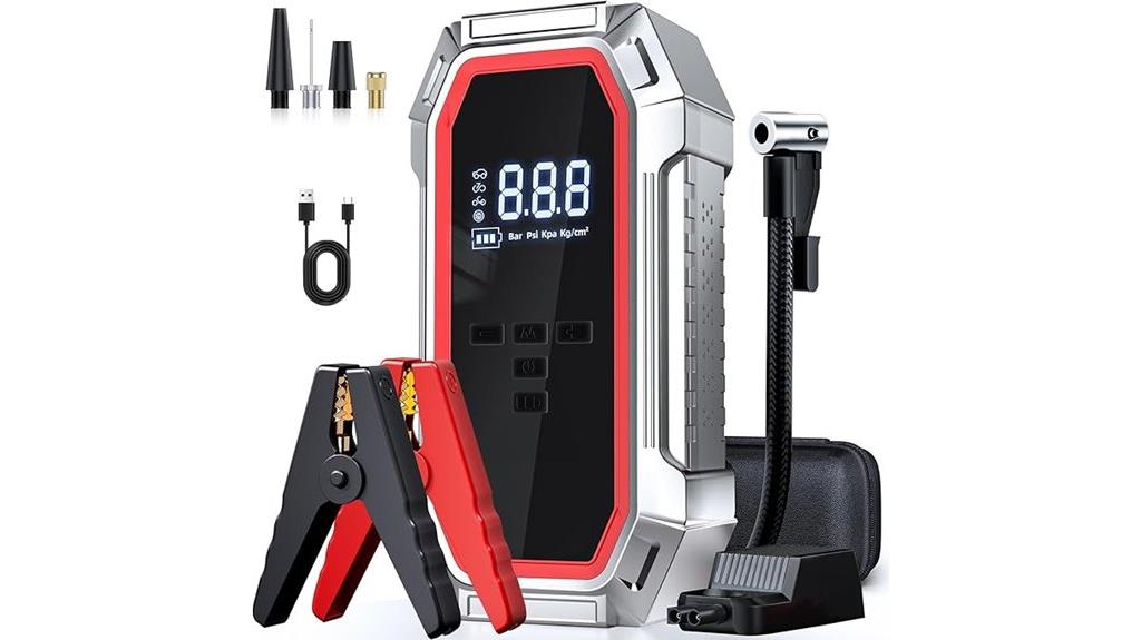 powerful jump starter with air