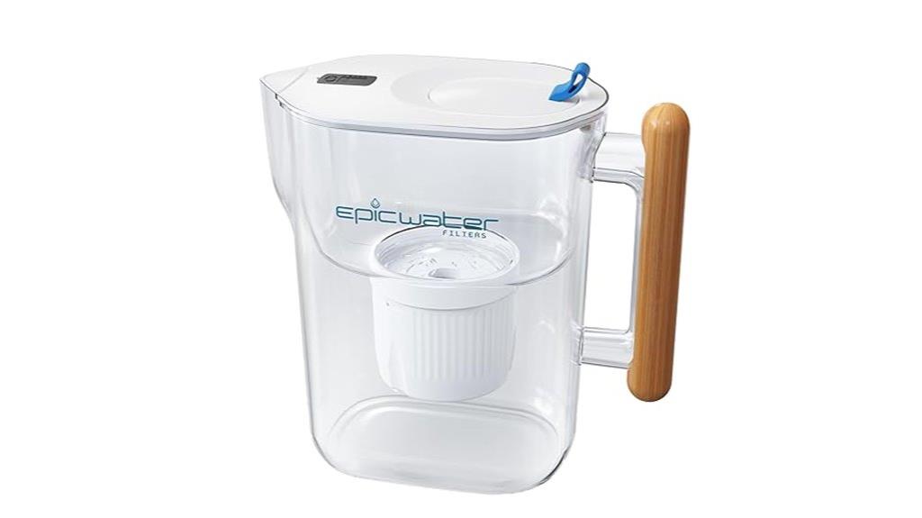 pure water filter pitchers