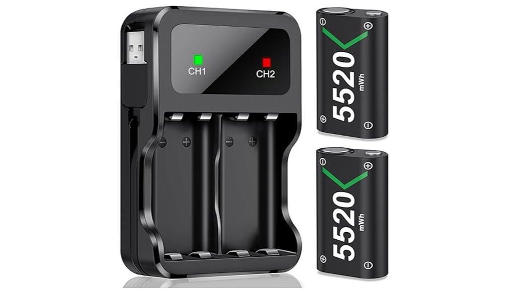 rechargeable xbox controller batteries