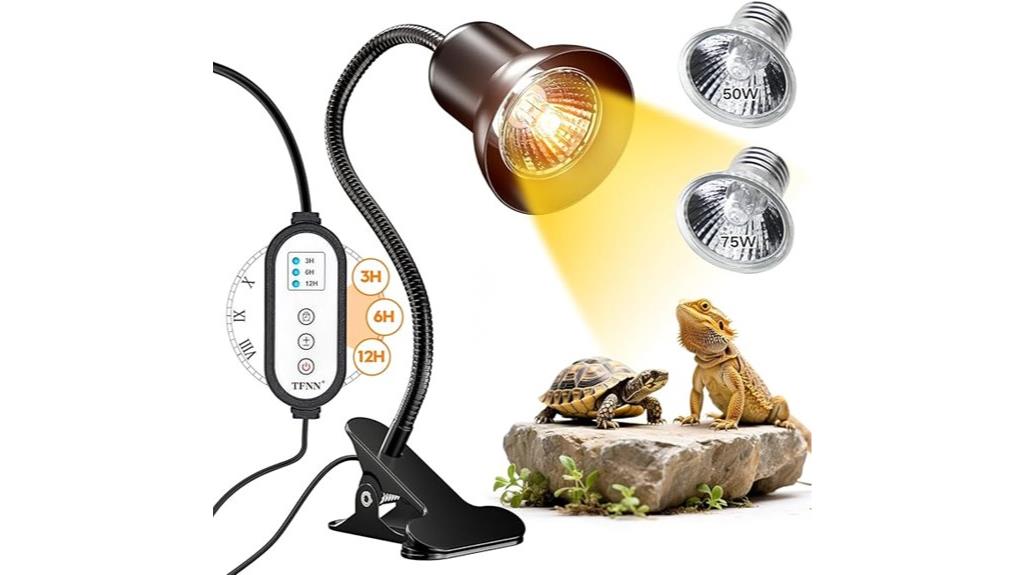 reptile heat lamp clamp