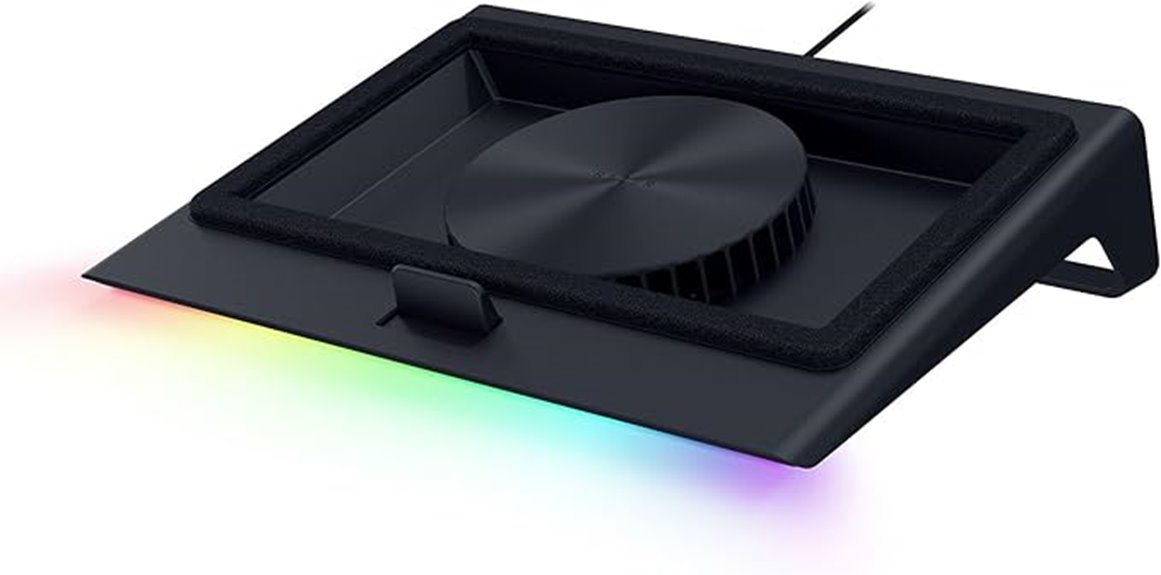 rgb enabled razer cooling pad