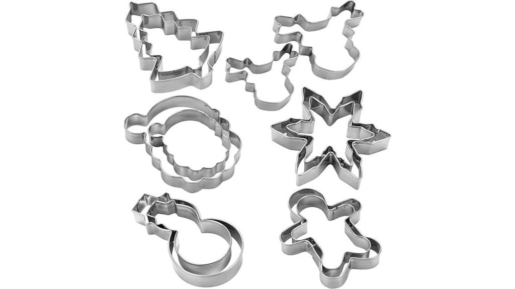 set of four cookie cutters