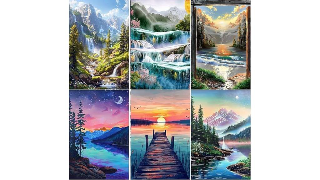 six pack diamond painting