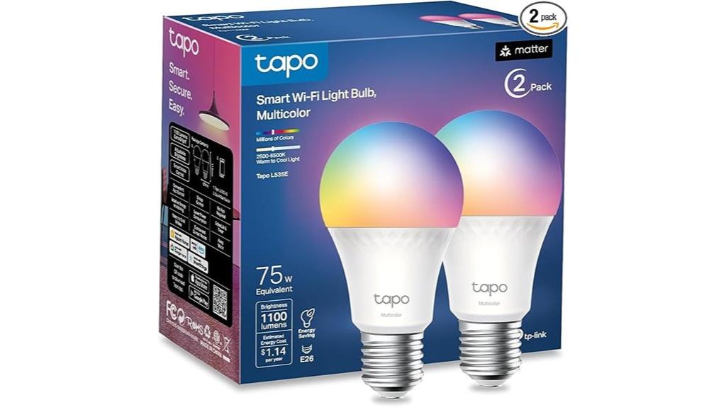 smart light bulbs package