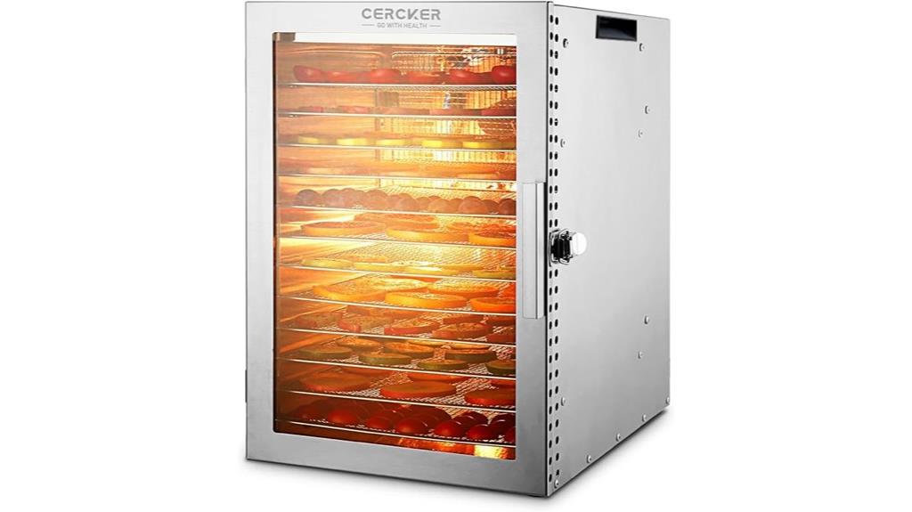 stainless steel tray dehydrator