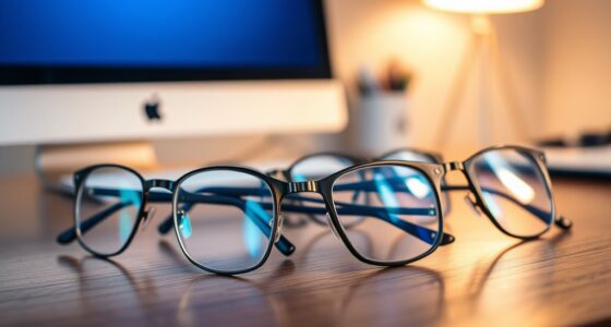 stylish blue light glasses