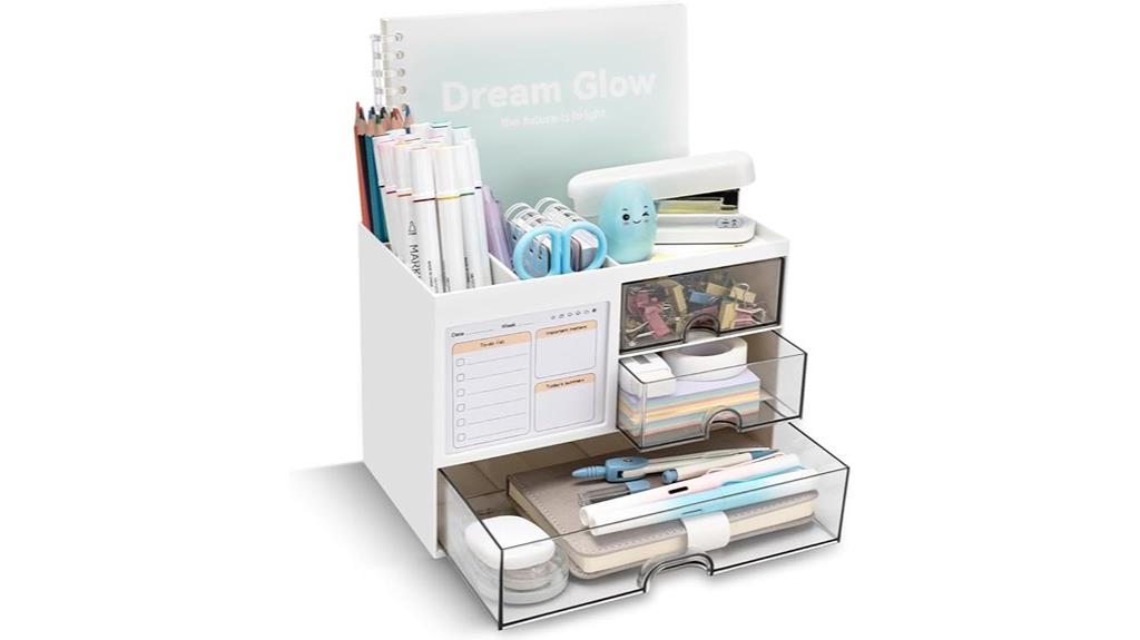 three drawer multi functional organizer