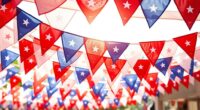 top patriotic bunting banners