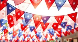 top patriotic bunting banners
