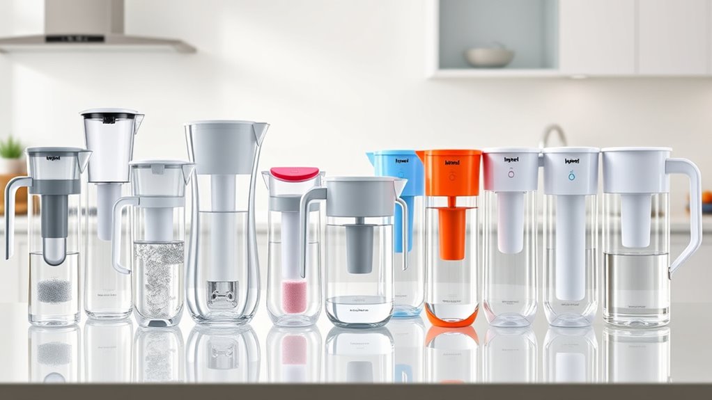 top water filter pitchers