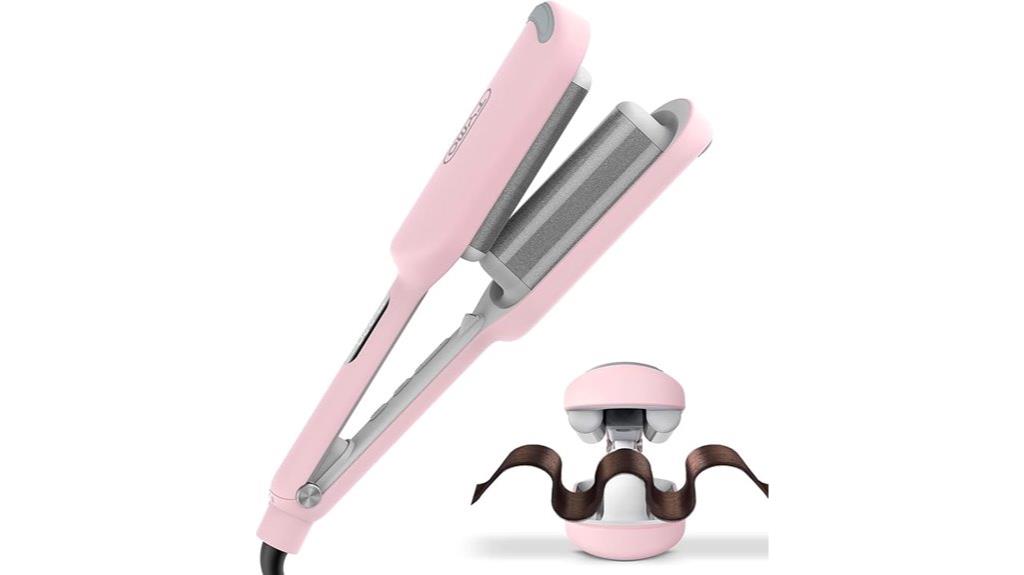 triple barrel ceramic waver