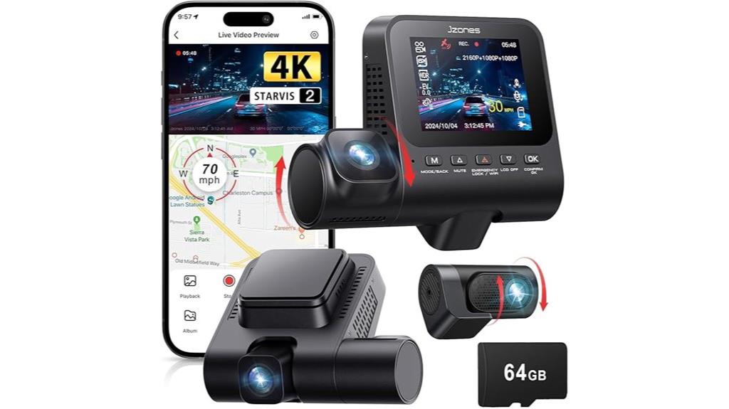 triple camera 4k recording