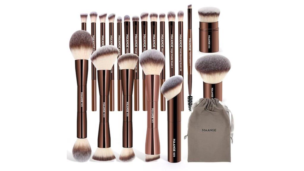 twenty piece makeup brushes