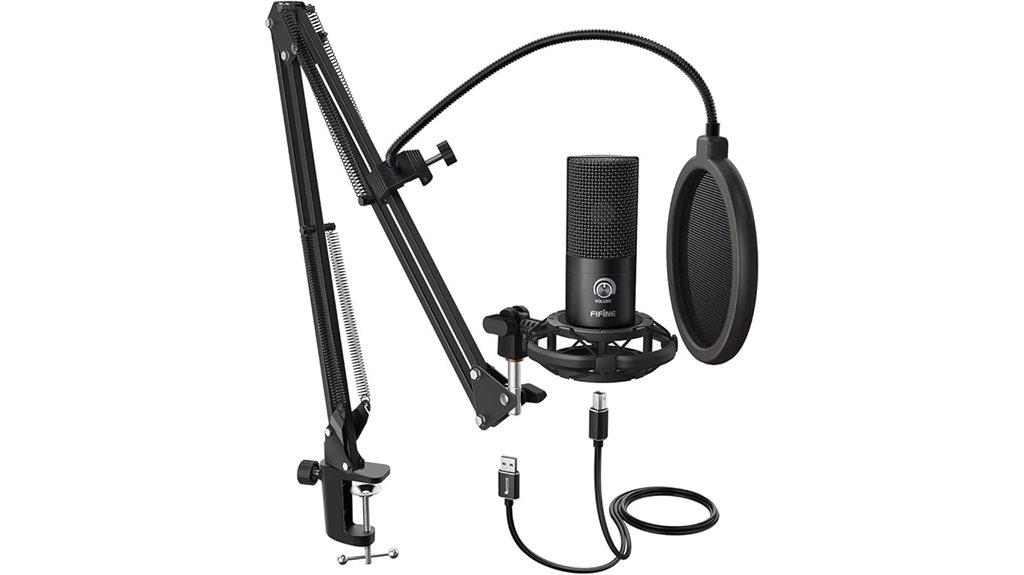 usb condenser microphone kit