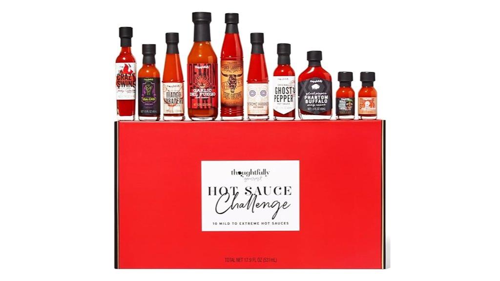 variety gourmet hot sauces
