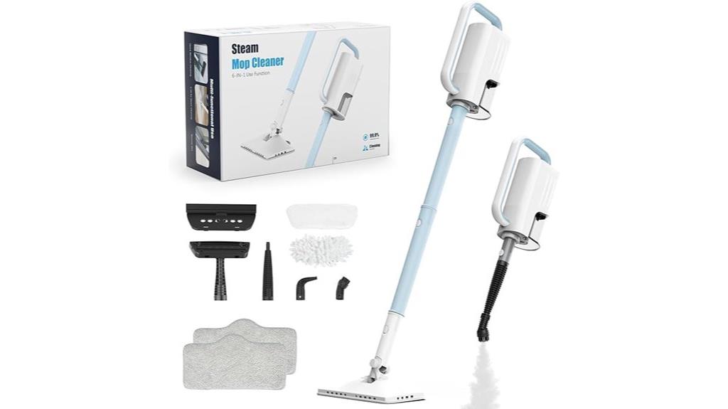 versatile 6 in 1 steam mop