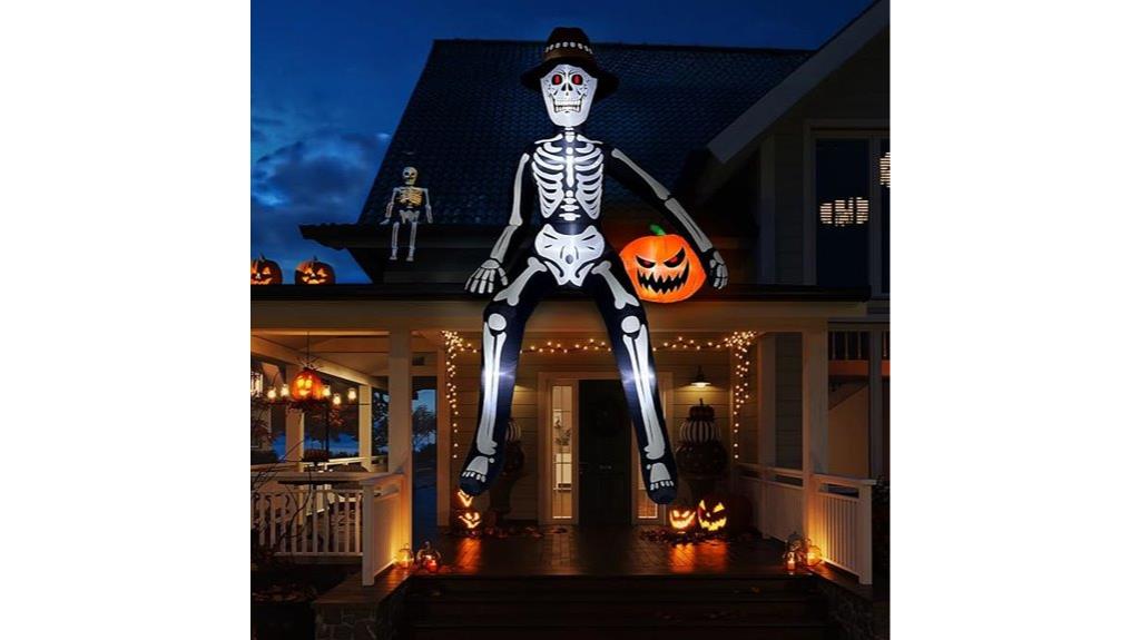 warm halloween inflatable decor