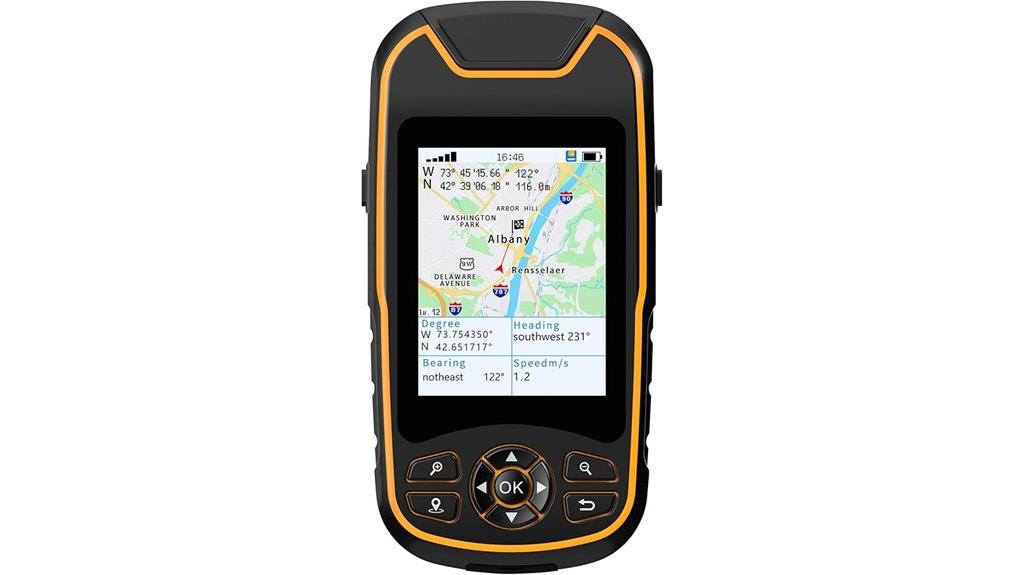 waterproof hiking gps device