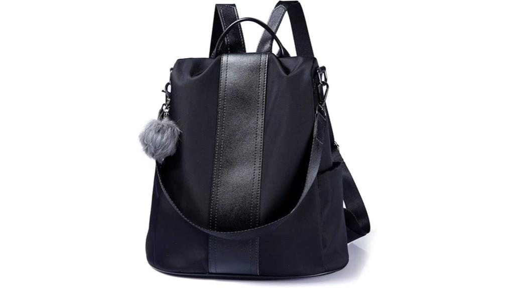 waterproof nylon anti theft backpack