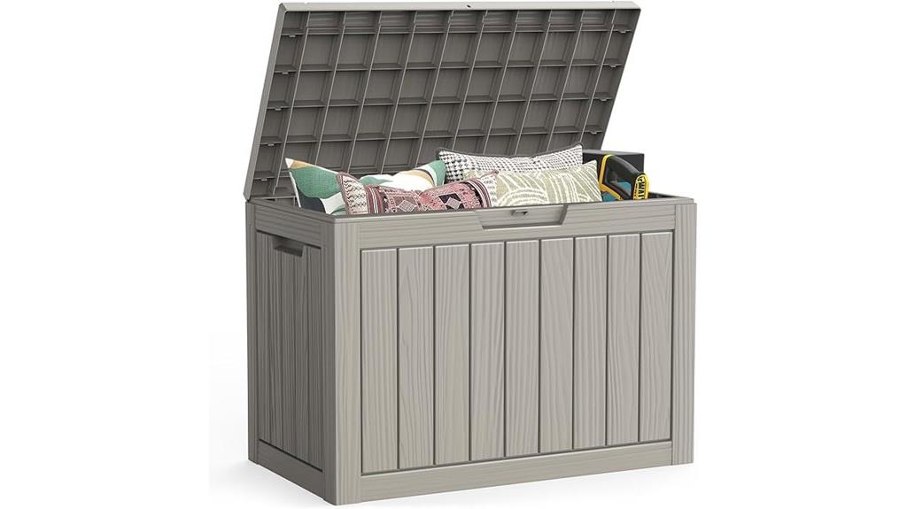 waterproof resin deck storage