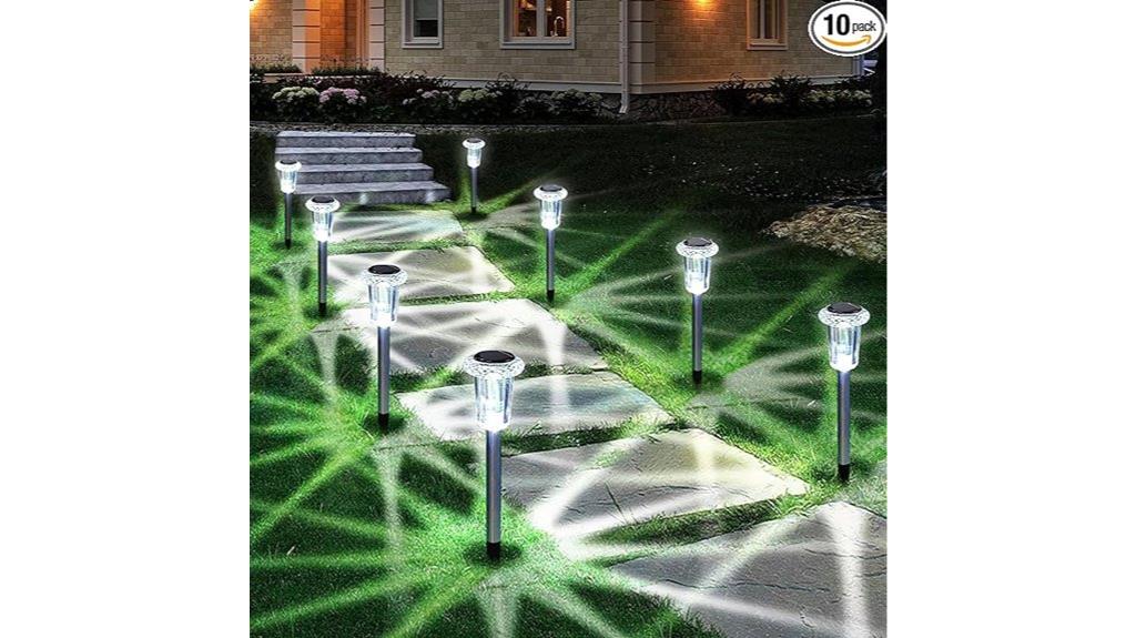 waterproof solar stake lights