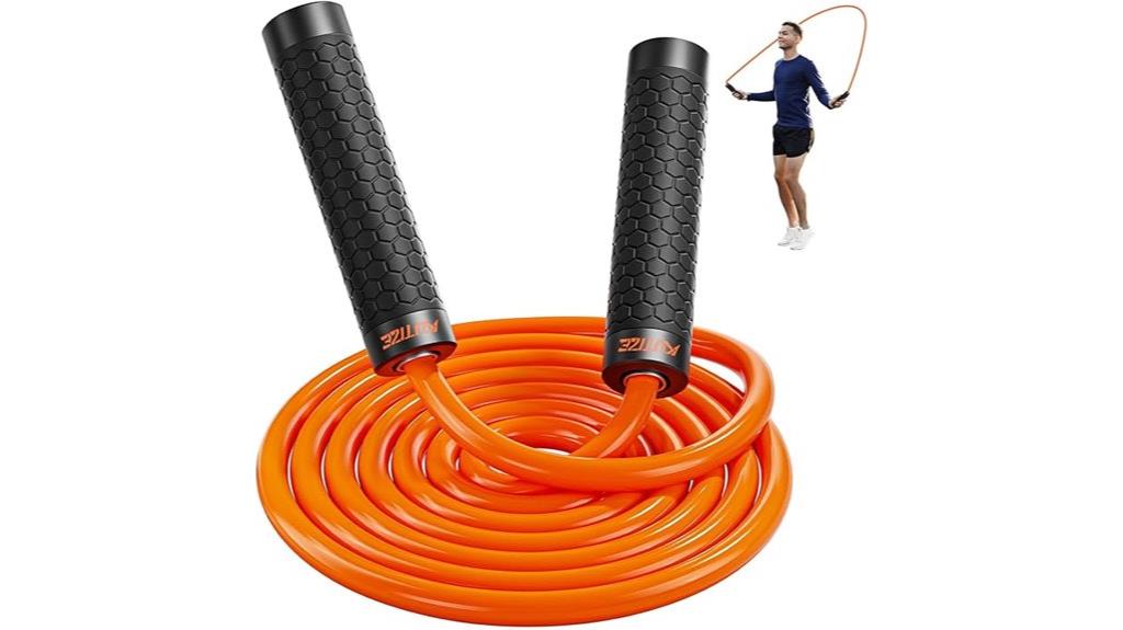 weighted adjustable skipping rope