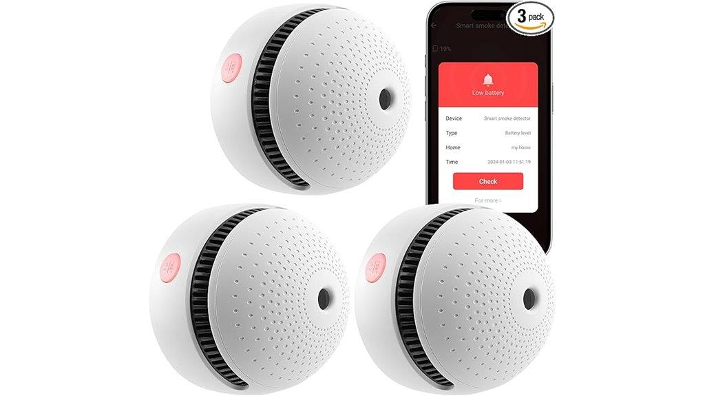 wi fi smoke detector set