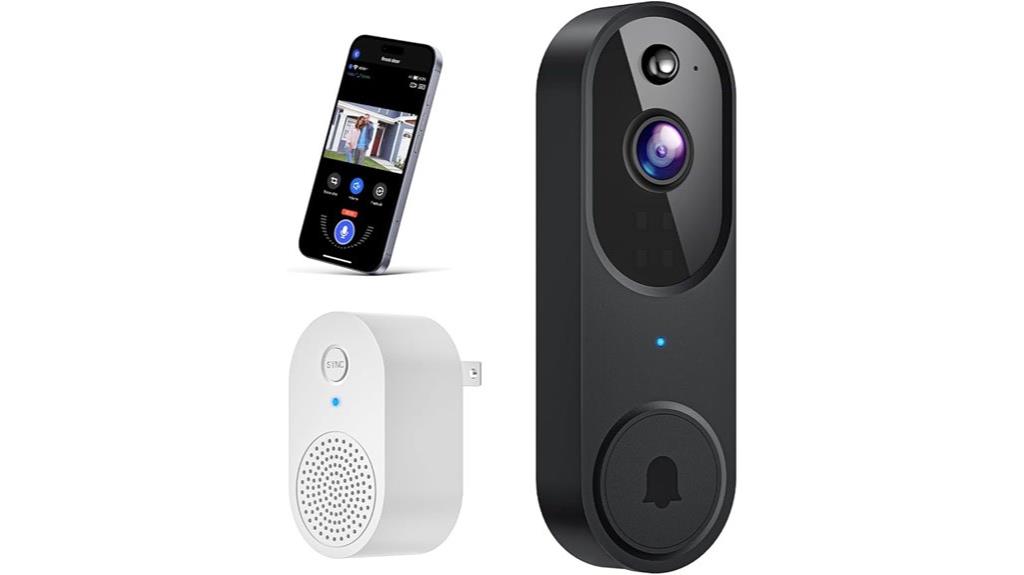 wireless ai night doorbell