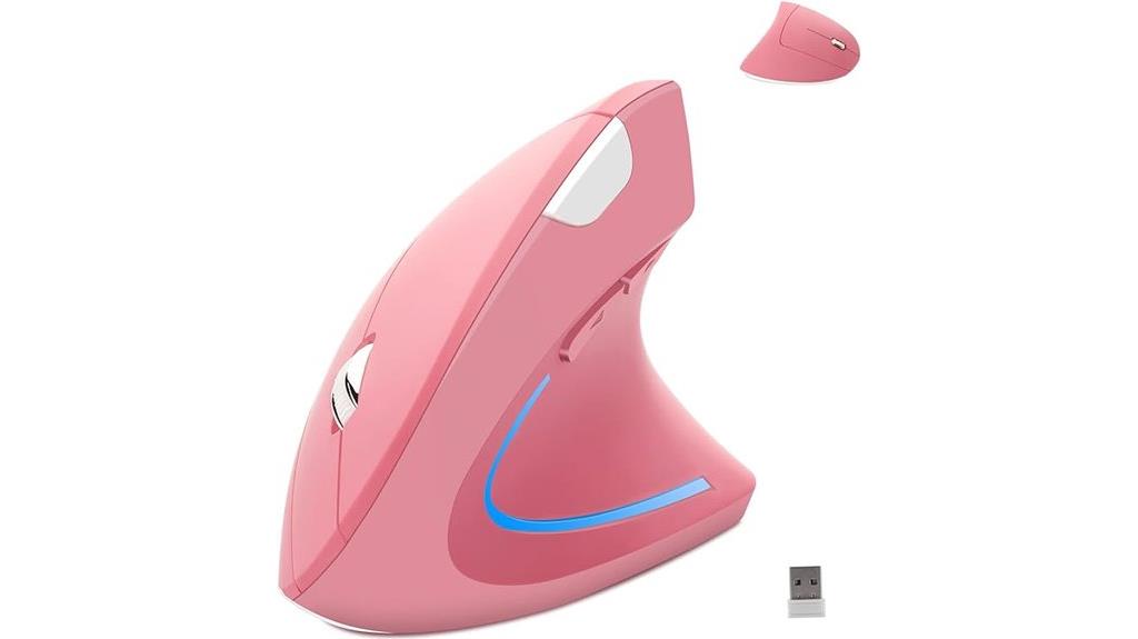 wireless ergonomic vertical mouse