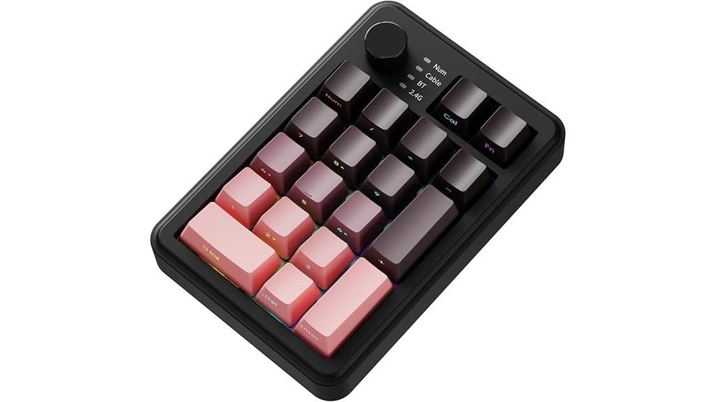 wireless rgb mechanical numpad
