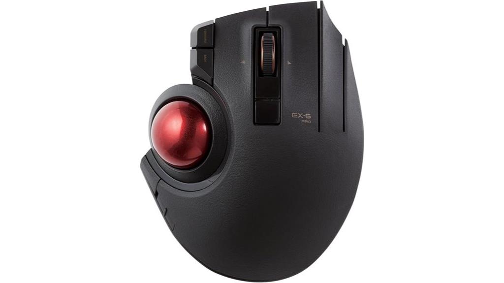 wireless trackball mouse three device