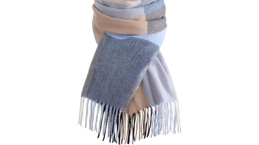 women s cashmere plaid scarf