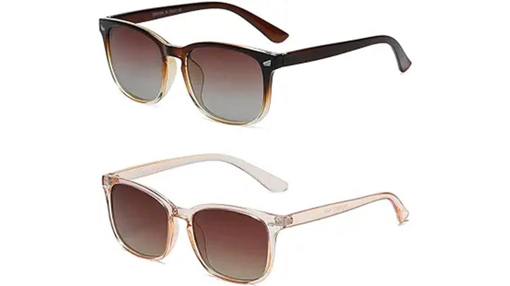 women s retro polarized shades