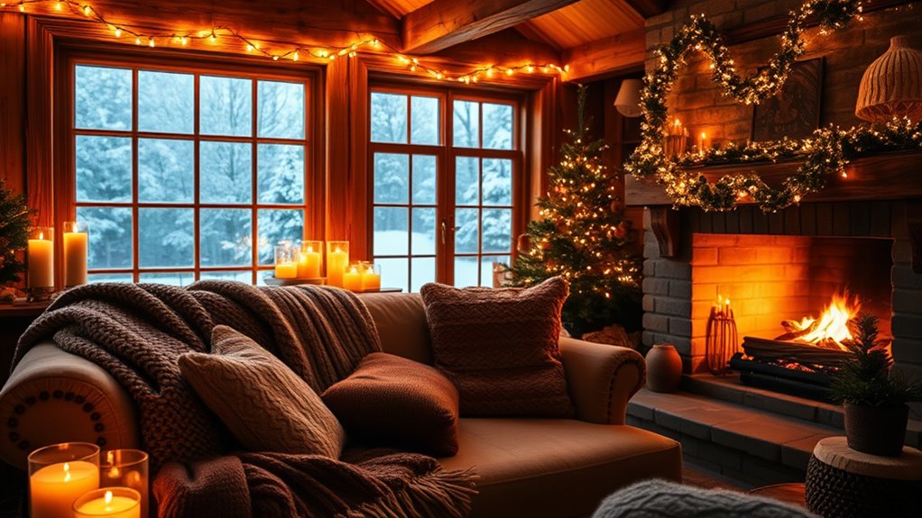 create warm cozy atmosphere