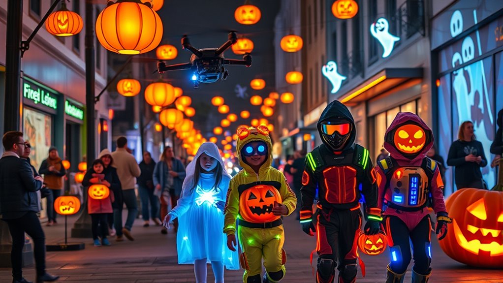 tech enhanced halloween celebrations