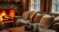 warm winter home lighting