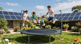 backyard trampolines as energy