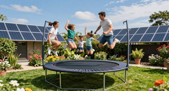 backyard trampolines as energy