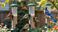 bird feeders attract wildlife