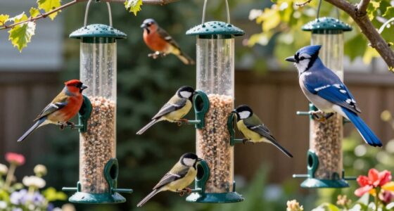 bird feeders attract wildlife