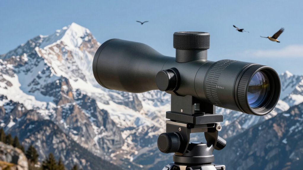 detailed distant wildlife observation