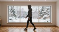 indoor winter walking routine