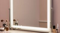 lighting enhanced vanity mirrors