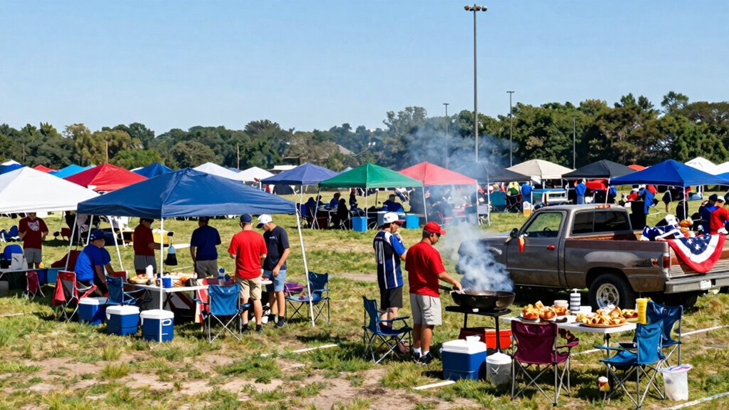 pre game social outdoor celebration